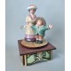  carillon BIMBO e mamma, in legno per bambino e neonato, per bambini e bimbi. Carillon battesimo o nascita. Da collezione
