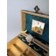 Carillon bauletto personalizzato con foto e delfini, carillon cofanetto da collezione, carillon personalizzato, carillon legno