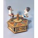  carillon GIOSTRA DONDOLO IN LEGNO, carillon per bambini bimbo e bimba neonato. Carillon Battesimo