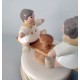 Scopri il nostro carillon BIMBI bomboniera battesimo per bambino neonato BAMBINI IN ALTALENA. Per bimba e bimbo personalizzato