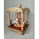  GIOSTRA CARILLON CAVALLI in legno per bambino e neonato, carillon battesimo o nascita. carillon Da collezione