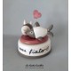 carillon Innamorati personalizzato, bomboniera o cake topper, matrimonio anniversario fidanzamento. carillon personalizzato