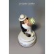carillon bomboniera,regalo, cake topper per innamorati fidanzati sposi danzanti, anniversario, matrimonio o fidanzamento