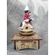  carillon Pinocchio in legno per bambini. carillon battesimo, carillon neonato, Pinocchio a cavallo