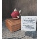 PESCE AFORISMA E SIMBOLOGIA, piccolo carillon da collezione in legno
