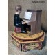 carillon da collezione, carillon pianista, musicista e PIANOFORTE carillon legno. Carillon artigianale personalizzato