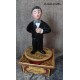 carillon legno da collezione CANTANTE uomo. Cantante lirico yuomo,Carillon artigianale personalizzato made in Italy 