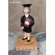  carillon laurea bomboniera LAUREATA, regalo di laurea caricatura. Carillon personalizzato artigianale