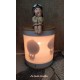 carillon lampada bimba, per bambini neonati in legno. Regalo per battesimo o nascita. OMBRE MUSICALI - BAMBINI 