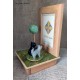 carillon porta foto gatti, CORNICE CARILLON gattini, carillon gatti nel prato portafoto personalizzato