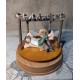 carillon in legno per natale, il benino personaggio presepe, carillon personalizzato natalizio