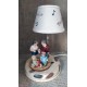 lampada Carillon personalizzato, carillon ritratto di famiglia, carillon da collezione, lampada mamma, papà e sorelline