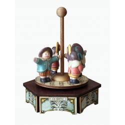 Carillon giostra bimbi legno, per bambino neonato, bimba o bimbo. Carillon bambini battesimo personalizzato