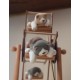 RUOTA PANORAMICA GATTI, carillon in legno da collezione per bambino e neonato. Carillon bimba o bimbo. Regalo bambini personaliz