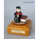 carillon laurea bomboniera LAUREATO, regalo di laurea caricatura. Carillon personalizzato artigianale
