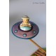 carillon giostra DISCHI VOLANTI, carillon per bambini e neonati in legno e ceramica. carillon bambino o neonato, nascita e batte