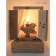 UCCELLINO carillon lampada da collezione, in legno riciclato. regalo anniversario, inaugurazione, laurea o altre occasioni