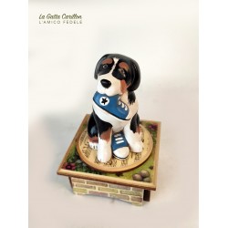 PASTORE AUSTRALIANO CANE COMBINA GUAI, carillon personalizzato del tuo cane. Carillon caricatura cane. CARILLON PERSONALIZZATO