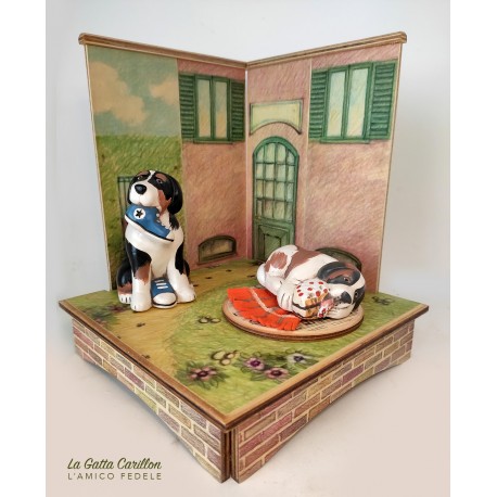 CANE GOLOSO, CANE COMBINA GUAI, , carillon personalizzato del tuo cane. Carillon caricatura cane. CARILLON PERSONALIZZATO