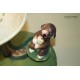 CARILLON LAMPADA CANE, carillon da collezione per bambino neonato, carillon caricatura cane personalizzato