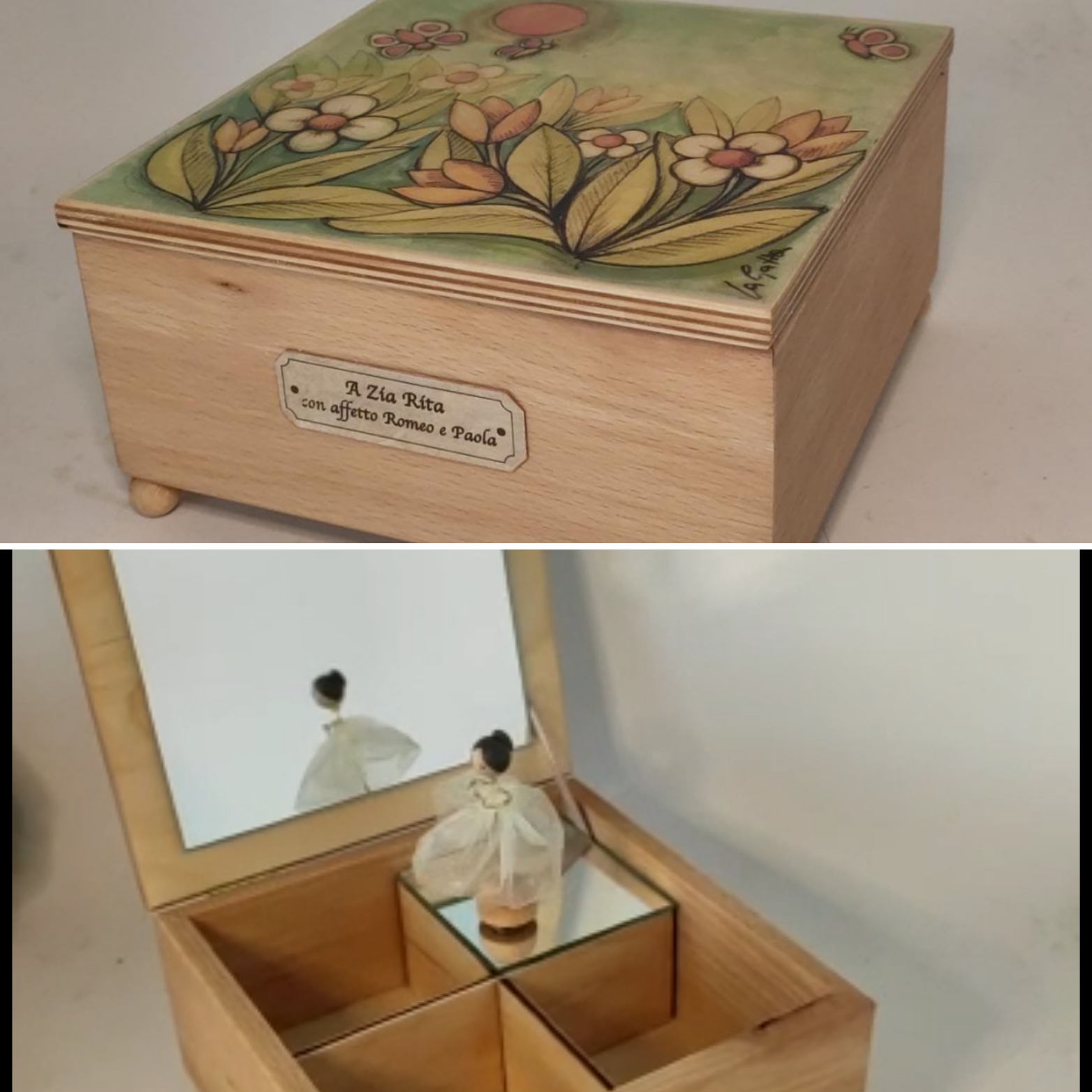 carillon personalizzato, scatola carillo